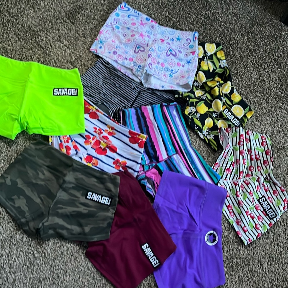 Savage women’s short great condition some are brand new mostly all size medium!